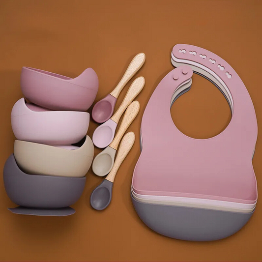 Silicone Baby Feeding Tableware Set