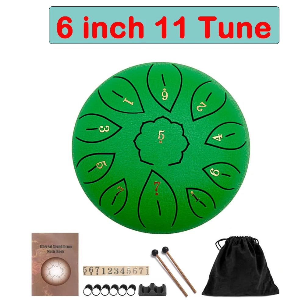 Tongue Drum 6 Inch Steel Set