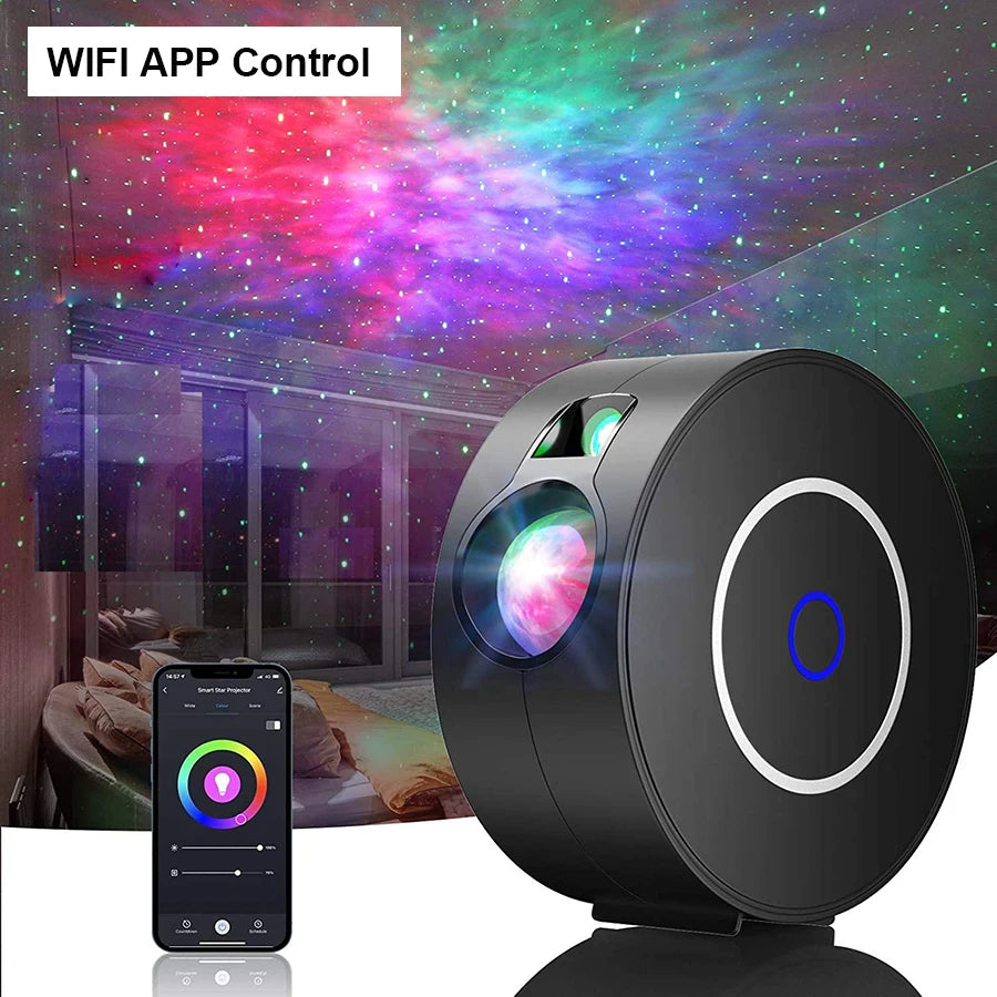 Tuya WiFi Smart Aurora Galaxy Star Projector Night Light