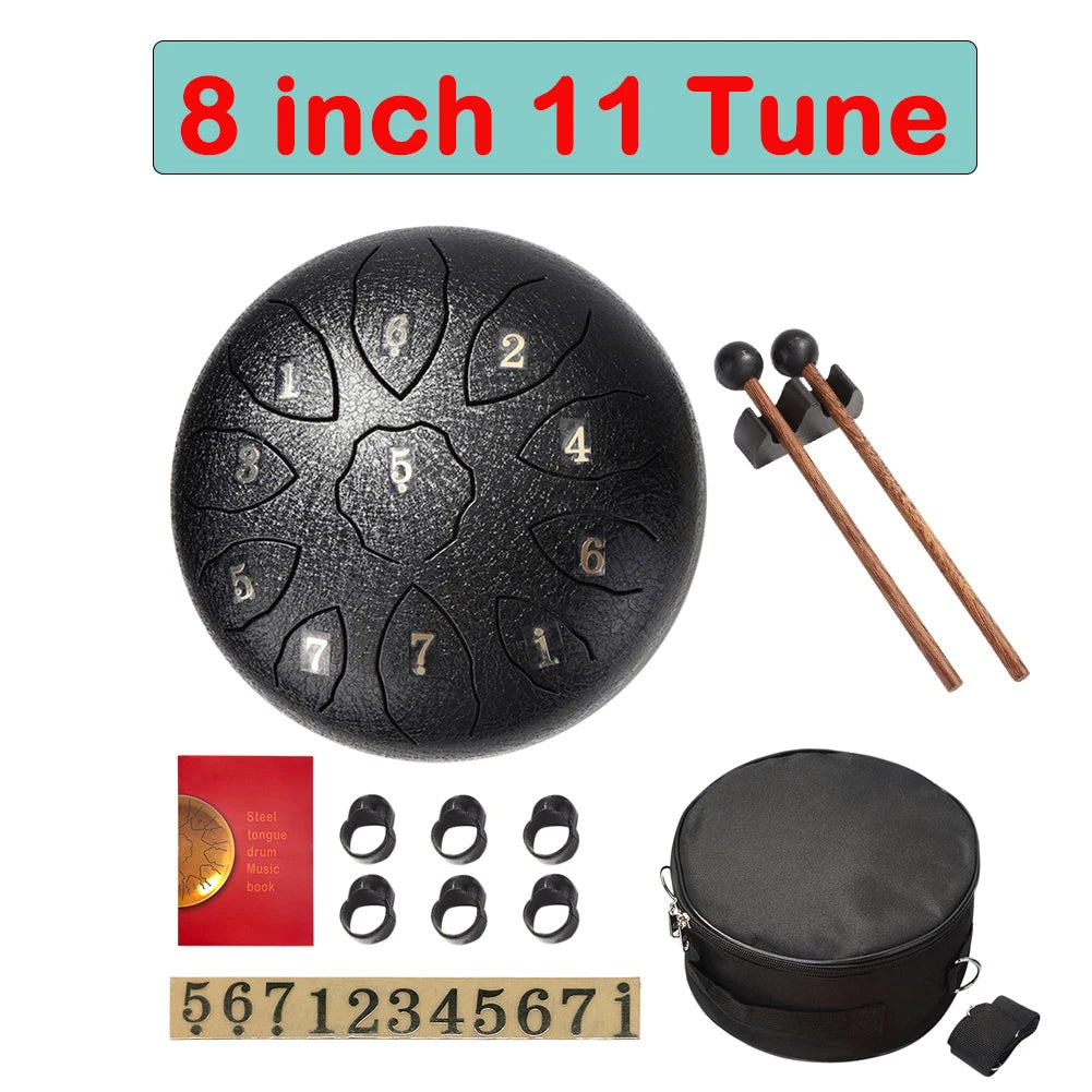 Tongue Drum 6 Inch Steel Set